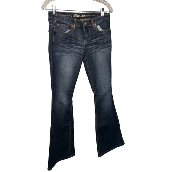 Dollhouse‎ Bootcut Low Rise Jeans women's size 5 western y2k casual everyday - Picture 1 of 8